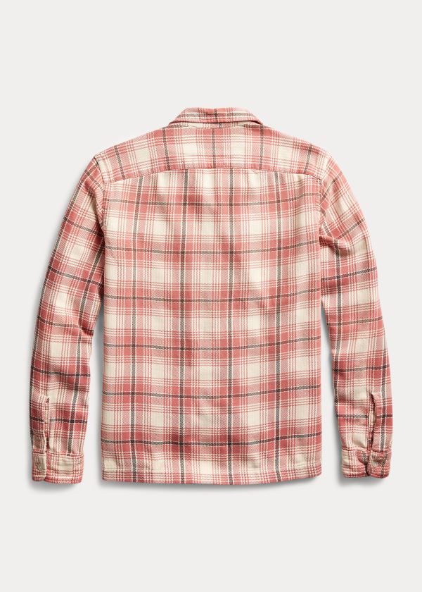 Ralph Lauren Plaid Twill Camp Skjorter Herre Danmark (GZFKV0981)